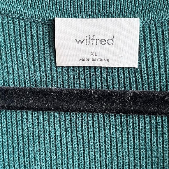 Aritzia Wilfred Cove Knit Dress Colour Scarab Size XL NWOT - Picture 8 of 10